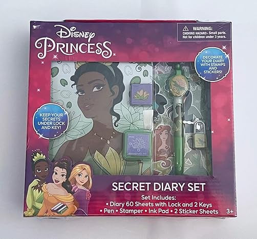 Princess Secret Diary Set w/Lock & 2 Keys