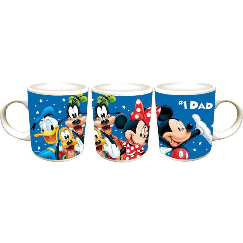 Disney #1 Dad Mug, 11oz Ceramic, Blue