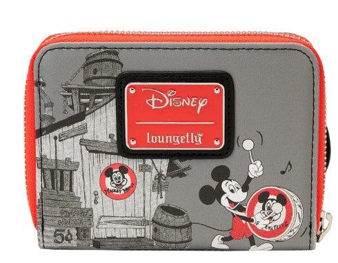 COACH x DISNEY Mickey Minnie Mouse Long Zip Around Wallet