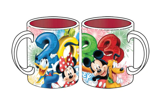Disney 2023 Mickey & Friends 17oz Relief Mug Ast