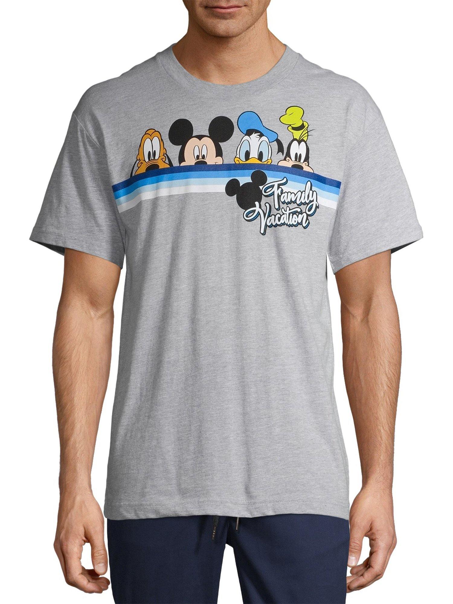 Disney Adult T-Shirt Vacation Pals, Gray