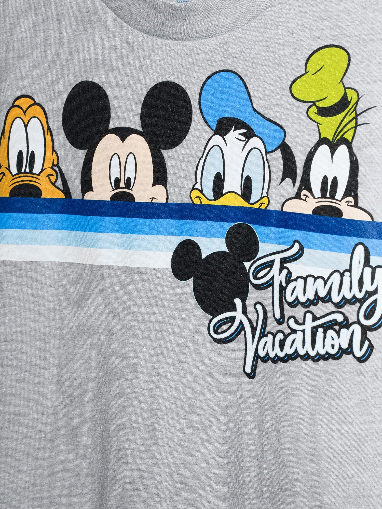 Disney Adult T-Shirt Vacation Pals, Gray