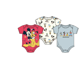 Disney Baby Mickey Mouse And Pals Bodysuit (Pack of 3)