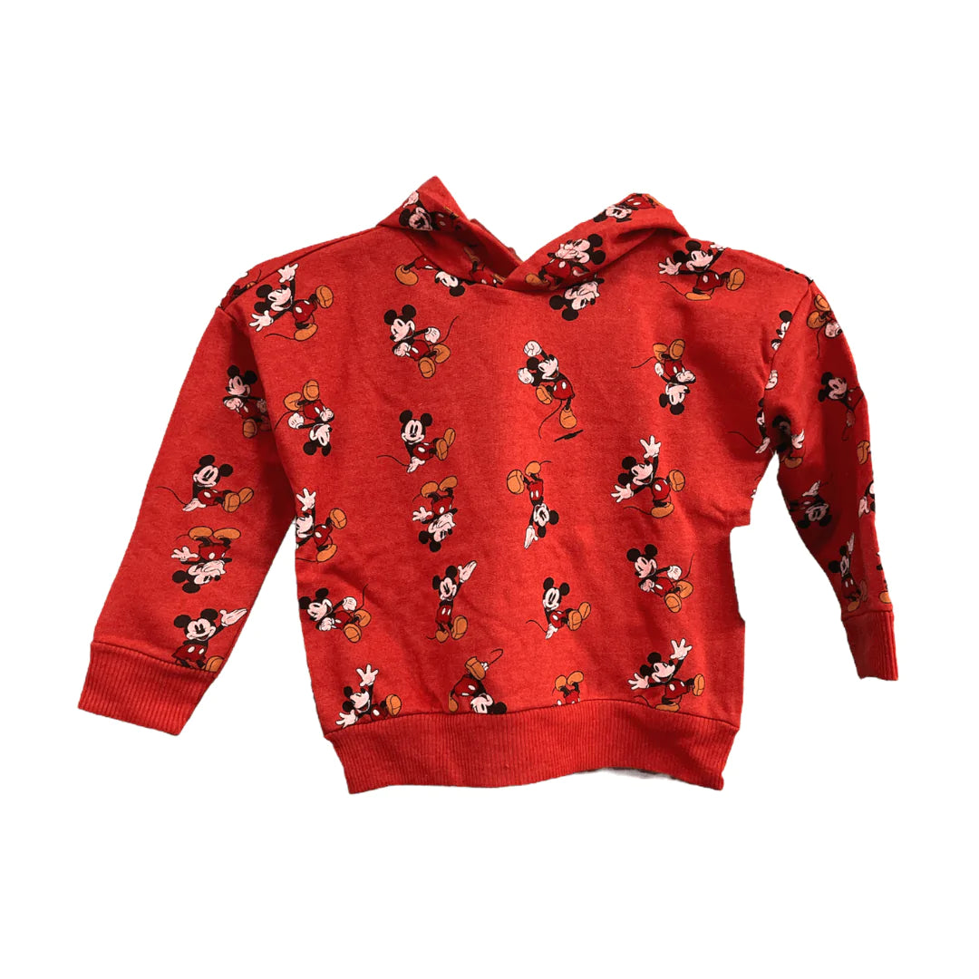 Disney Baby Mickey Mouse Hooded Sweatshirt Red