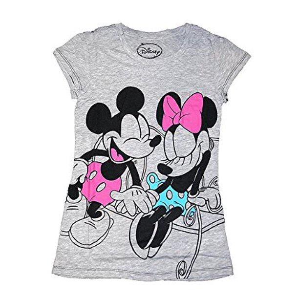 Disney Classic Mickey & Minnie Pajama T Shirt Top