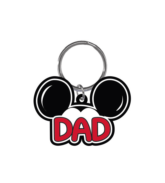 Disney Dad Laser Cut Keychain