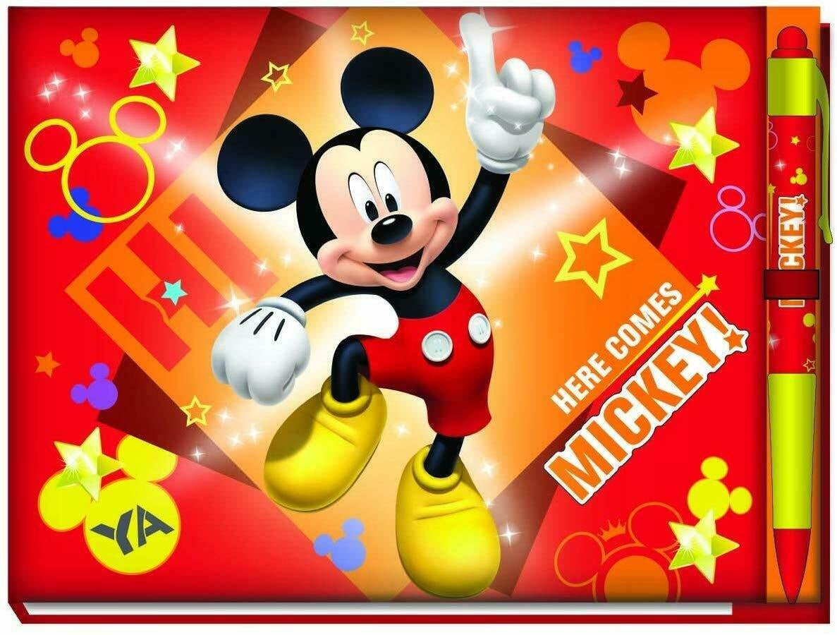Disney Deluxe Autograph Book with Pen/ Mickey