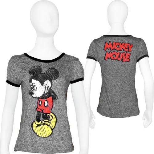 Disney Fashion Juniors T-Shirt Mickey Mouse Shy