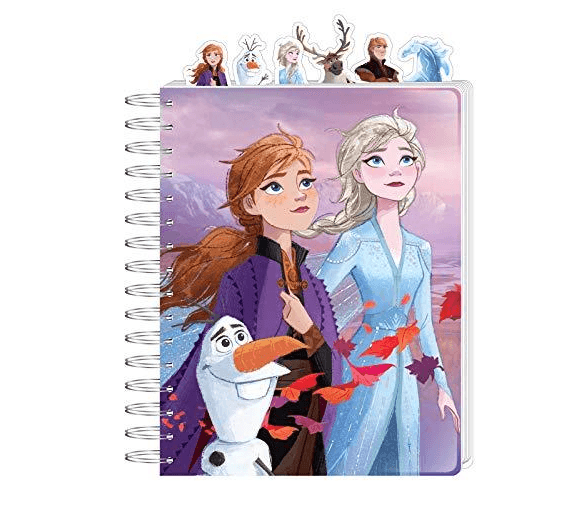 Disney Frozen 2 from Journal for Kids Writing Notebook Spiral Ruled with Tabs