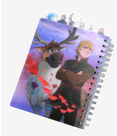 Disney Frozen 2 from Journal for Kids Writing Notebook Spiral Ruled with Tabs