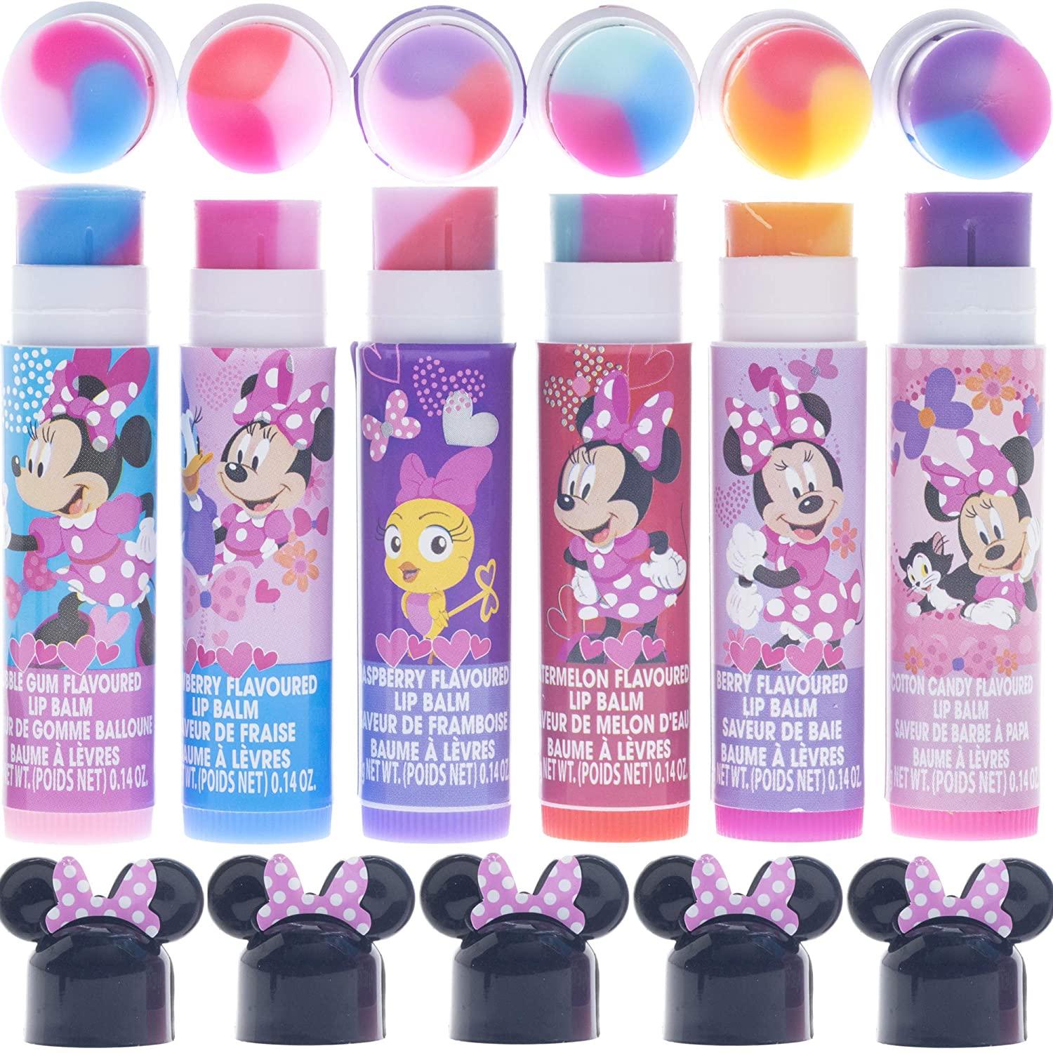 Disney Girls Minnie Mouse Ears Lip Balm, 6 CT