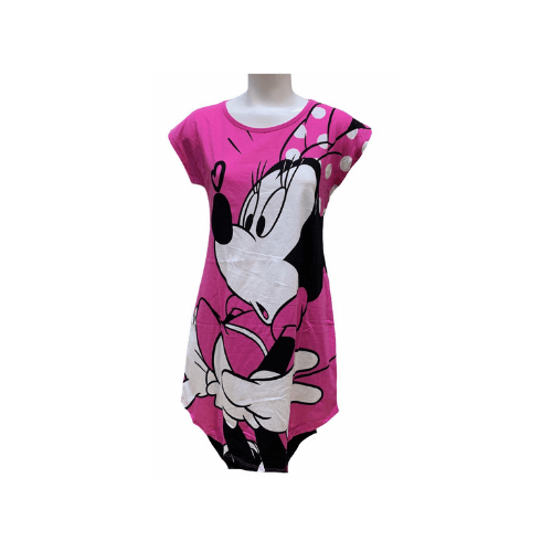 Disney Juniors' Minnie Night Pajama shirt Top - Pink