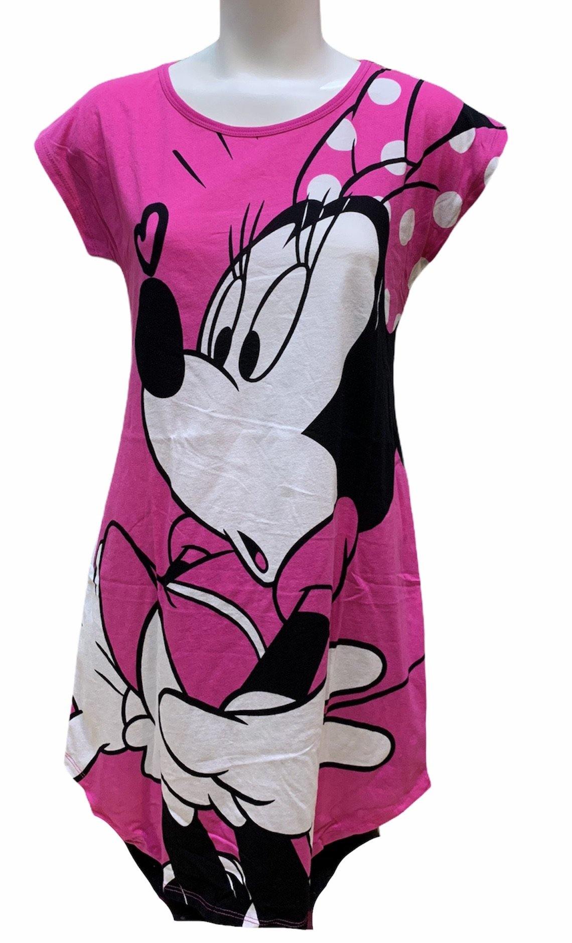 Disney Juniors' Minnie Night Pajama shirt Top - Pink