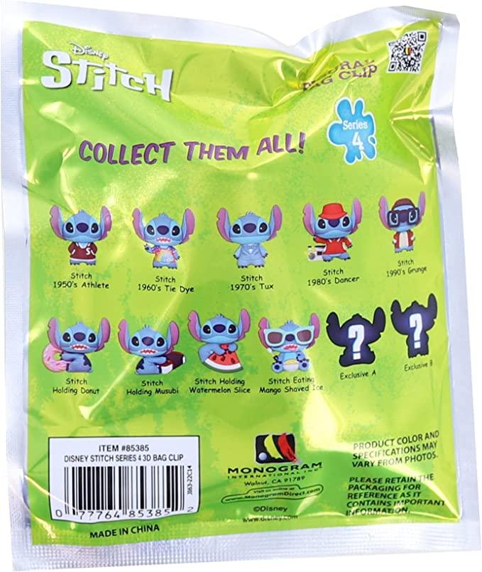 Disney Lilo & Stitch 3D Foam Bag Clip, Series 4