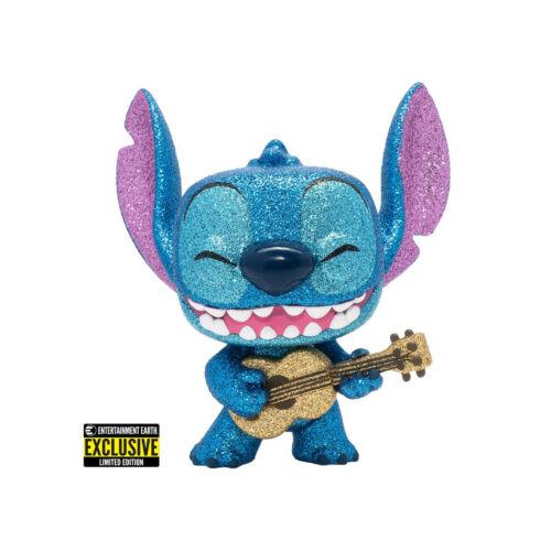 Disney Lilo & Stitch Stitch with Ukulele Diamond Glitter POP! Figure