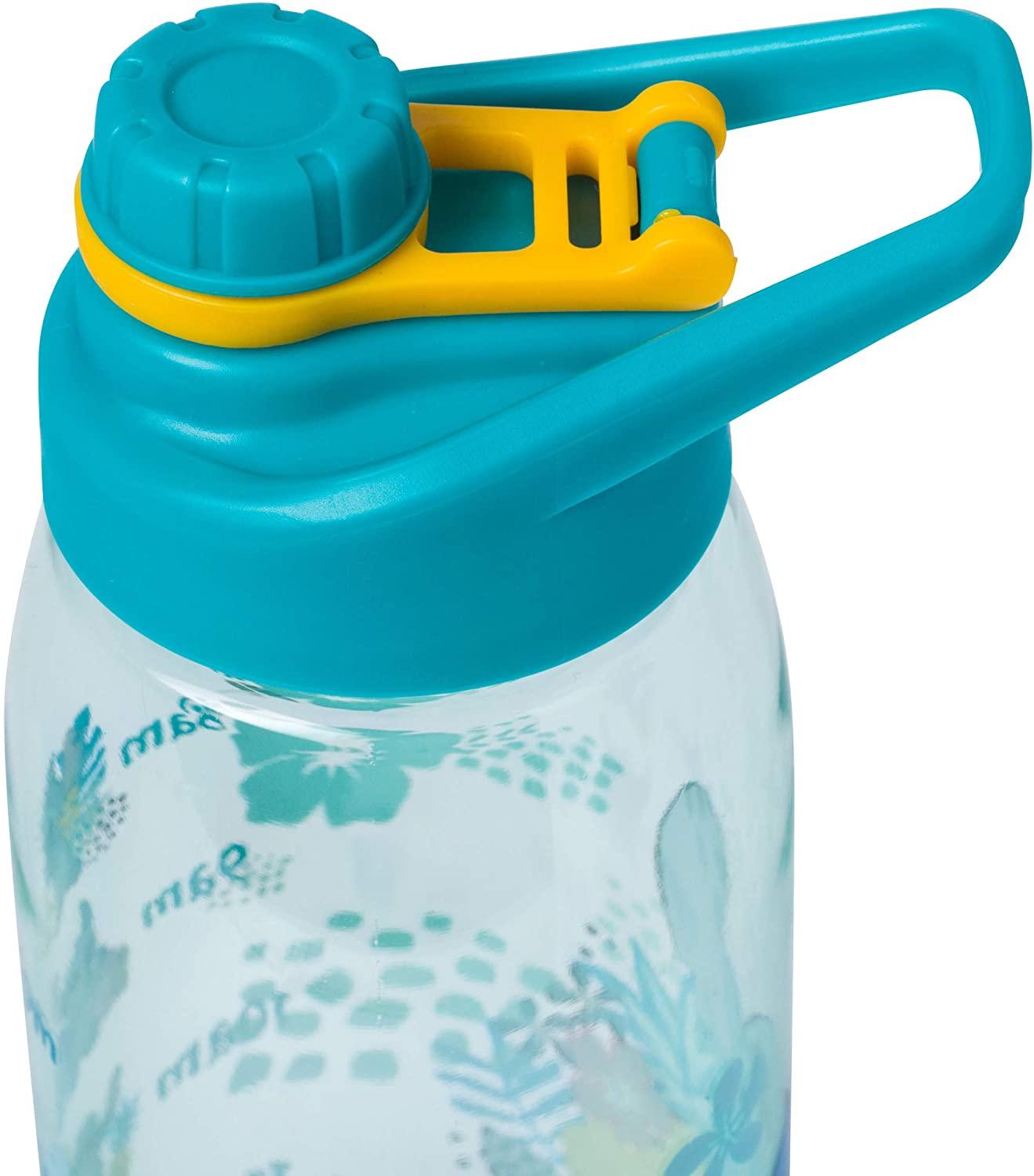  Disney Stitch Water Bottle with Built-In Straw