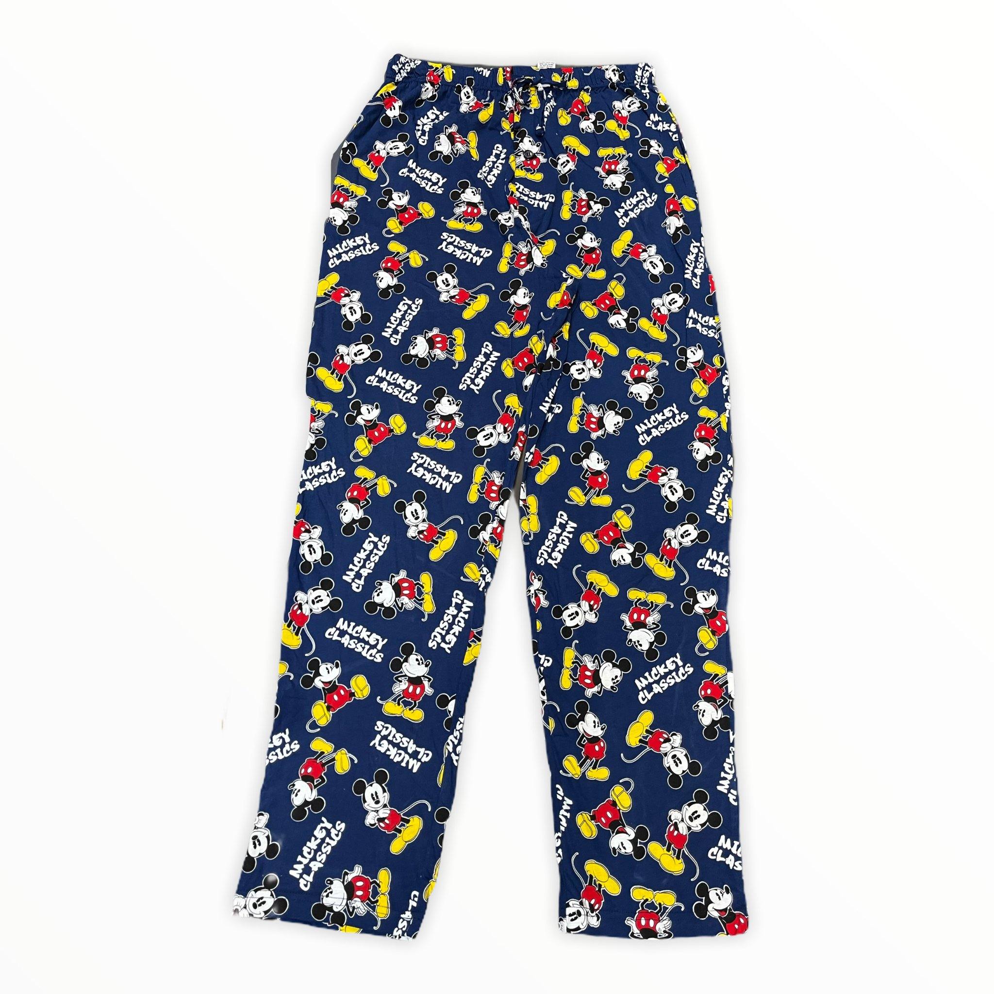 Disney Men's Classic Mickey Pajama Pants Navy