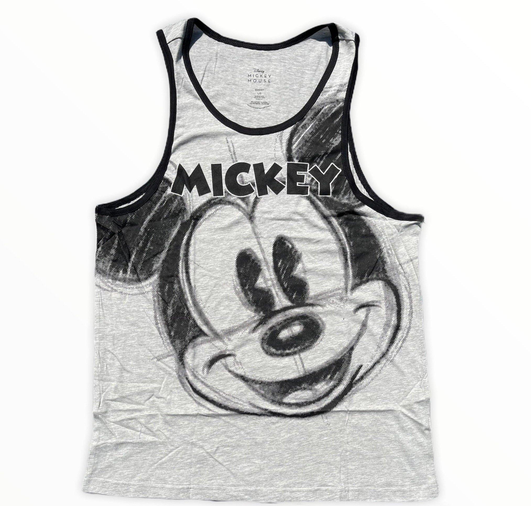 Disney Men's Mickey Mouse Sketch Sleep Tank