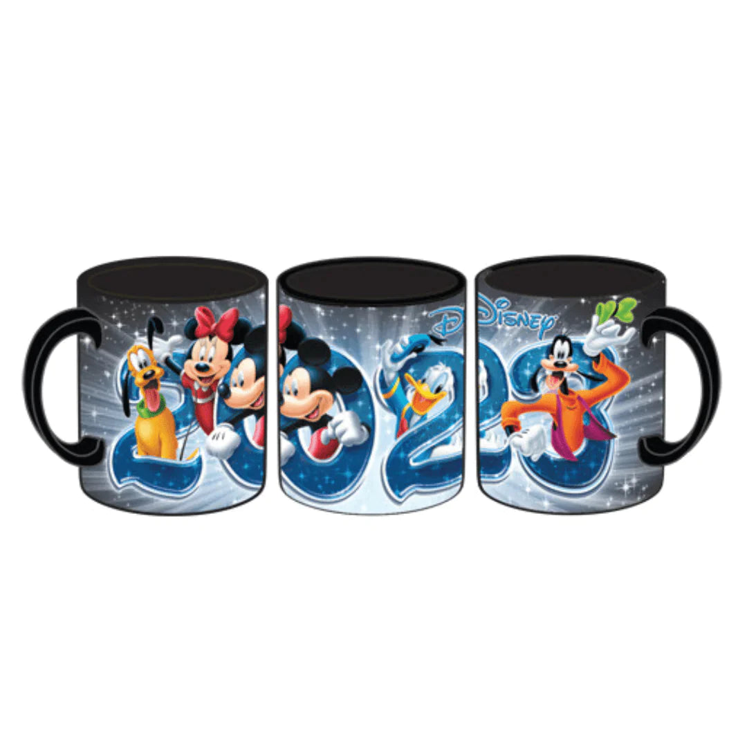 Disney - Black & Beige Mickey Face Sculpted Mug