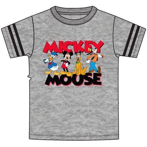 Disney Mickey & Friends Stripe Sleeve Boys Shirt