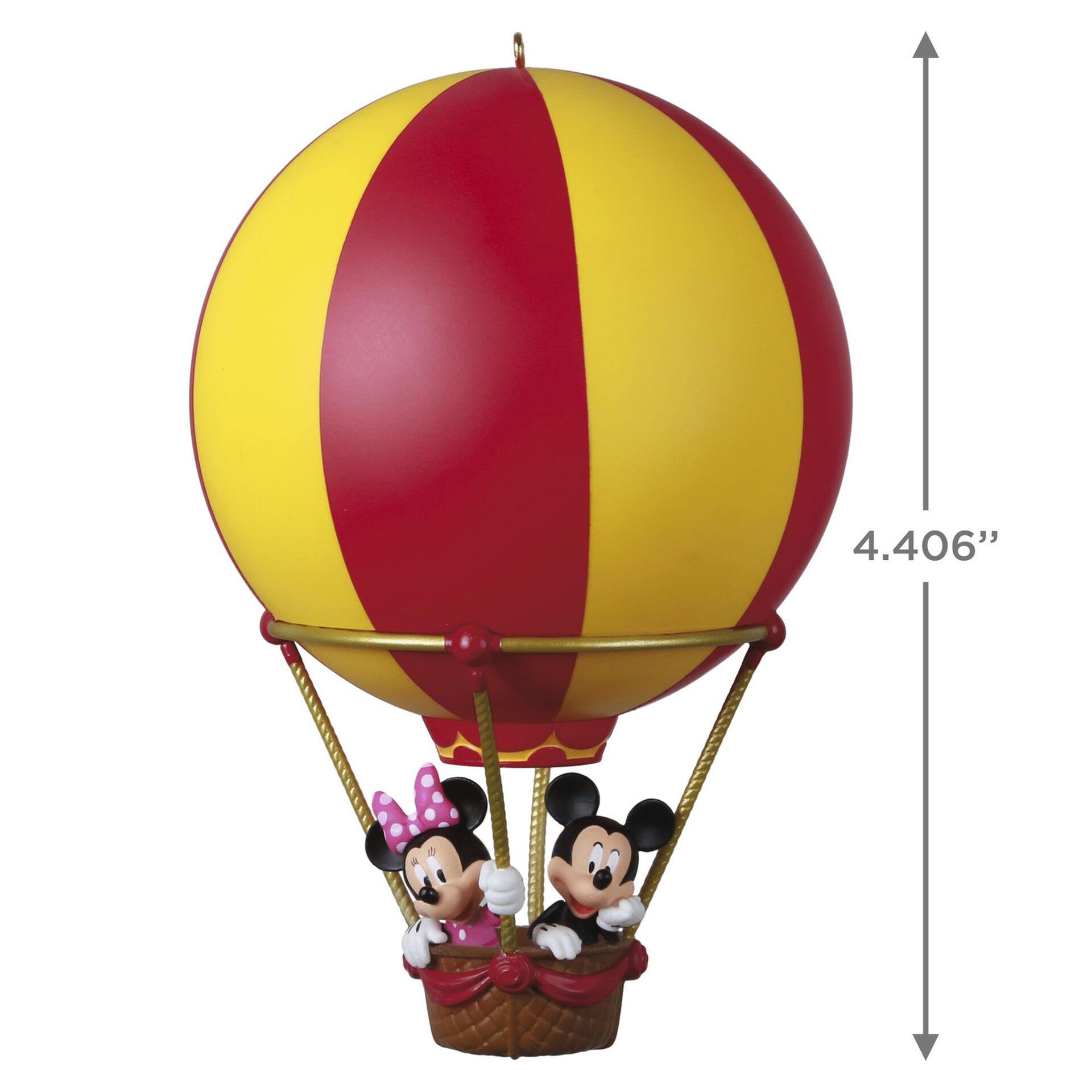 Disney Mickey and Minnie High Flying Friends Hot Air Balloon Ornament