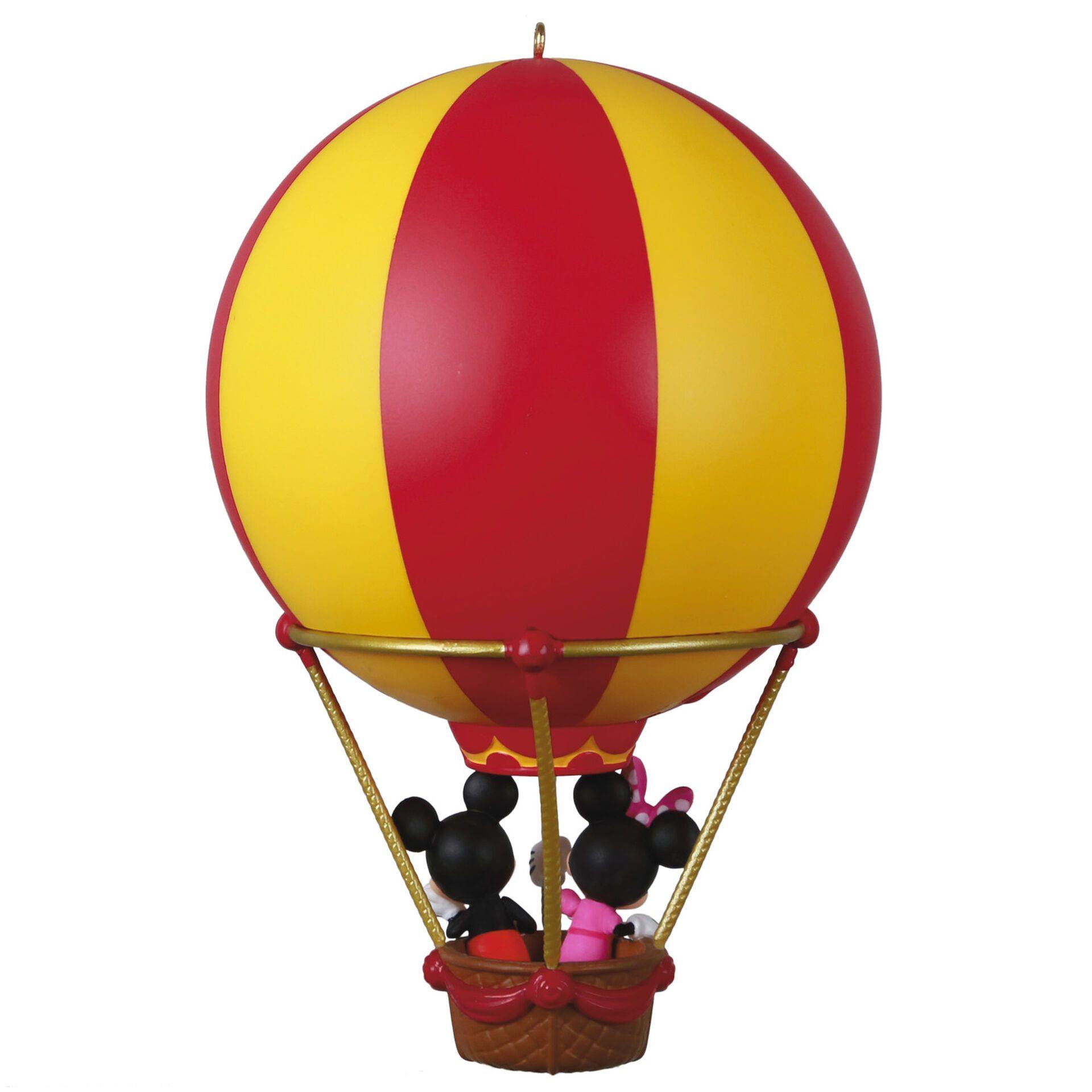Disney Mickey and Minnie High Flying Friends Hot Air Balloon Ornament