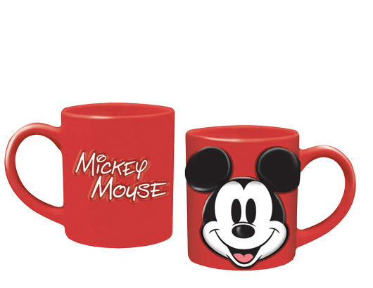 Disney Mickey Full Face Relief Mug