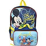 Disney Mickey Mouse 16" Backpack with Lunch Bag