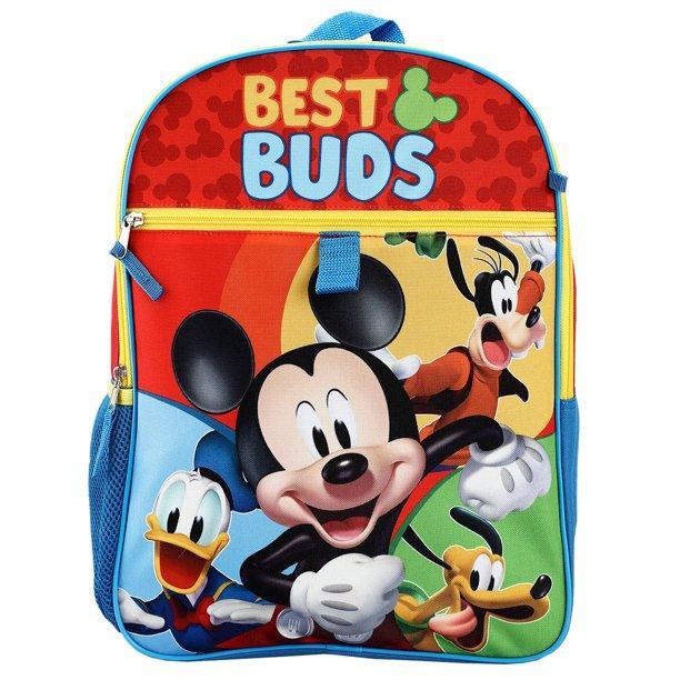 Disney Mickey Mouse 6 Pc Backpack Set