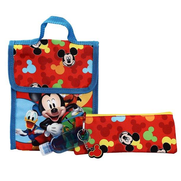 Disney Mickey Mouse 6 Pc Backpack Set