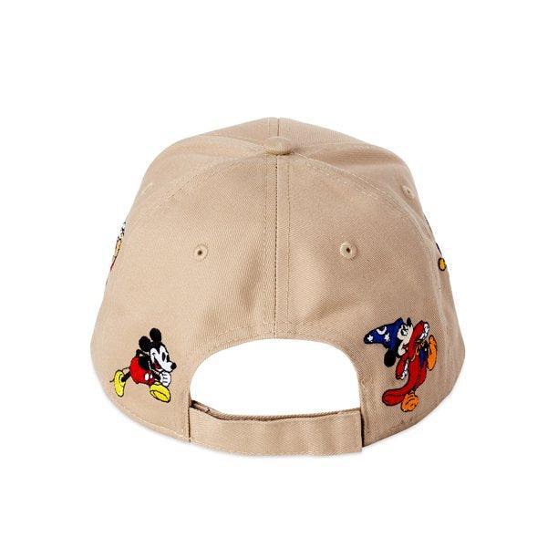 Disney Mickey Mouse Adult History Baseball Cap Khaki