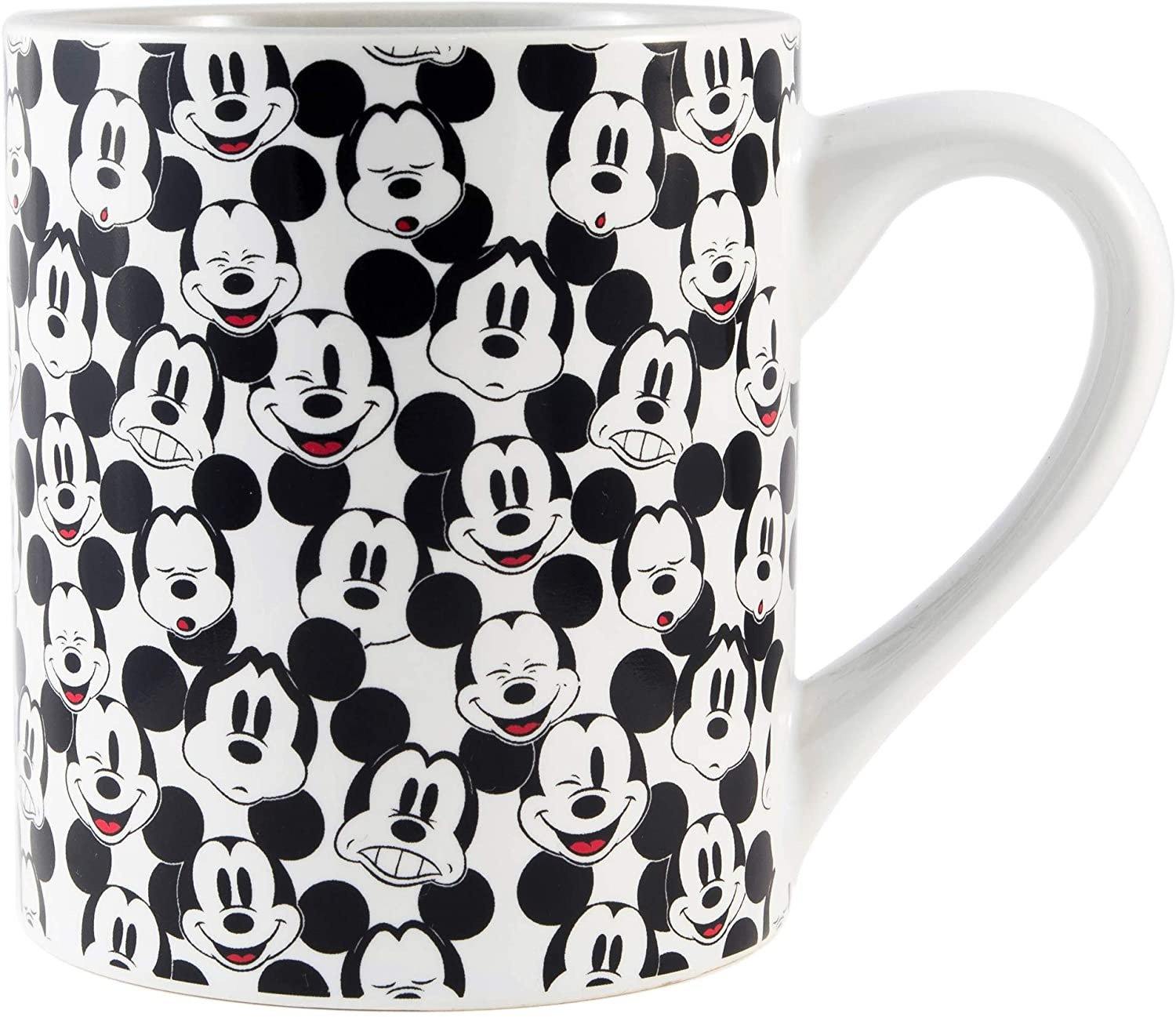 Disney Mickey Mouse Face Pattern 14oz Ceramic Mug
