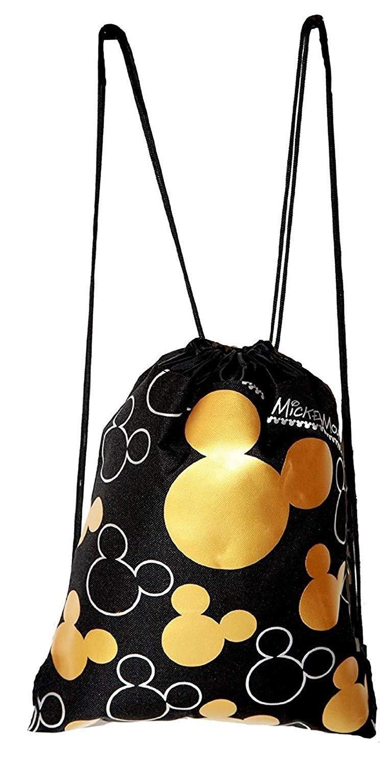 Disney Mickey Mouse Gold Drawstring Bag