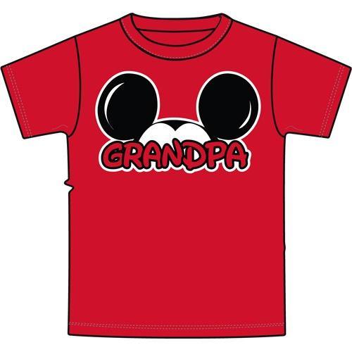 Disney Mickey Mouse Grandpa Plus Size T-Shirt