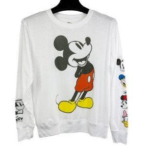 Disney Mickey Mouse Junior' Long Sleeve Knit Top