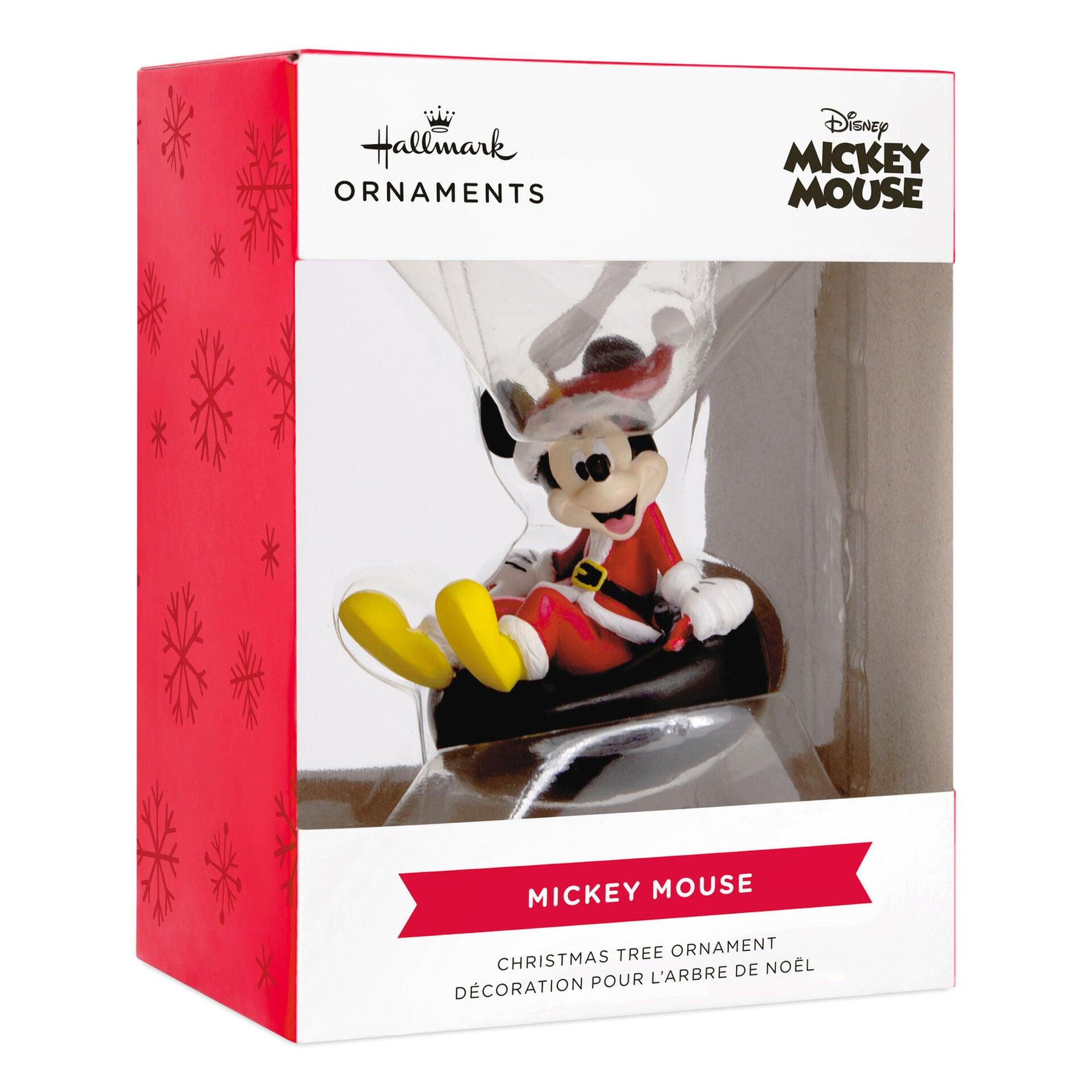 Disney Mickey Mouse on Snow Tube Hallmark Ornament