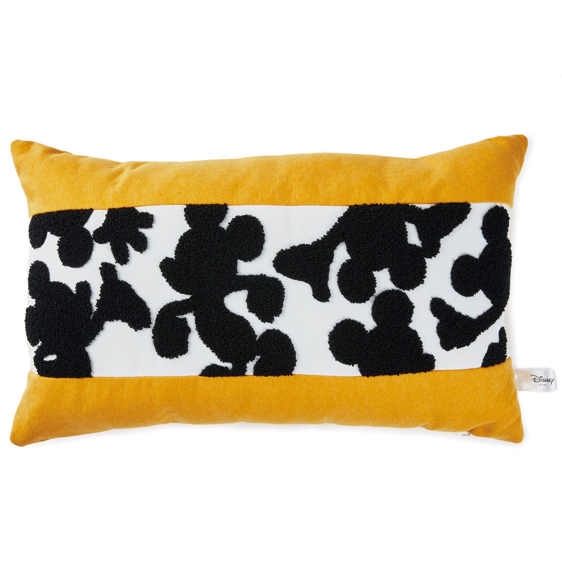 Disney Mickey Mouse Silhouettes Lumbar Throw Pillow, 18x9