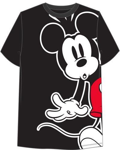 Disney Mickey Oversized T-Shirt, Black