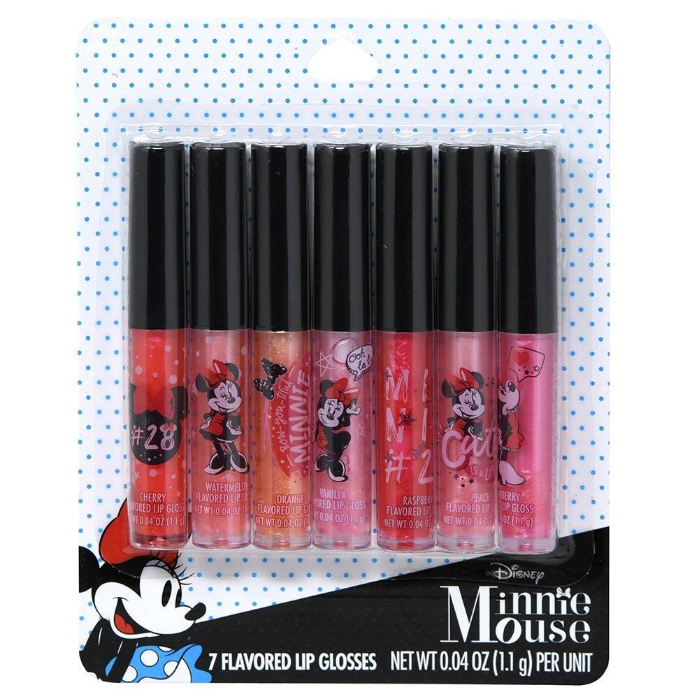 Disney Minnie Mouse 7 Pack Flavored Lip Gloss