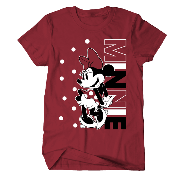 Disney Minnie Mouse Dots Red Tee