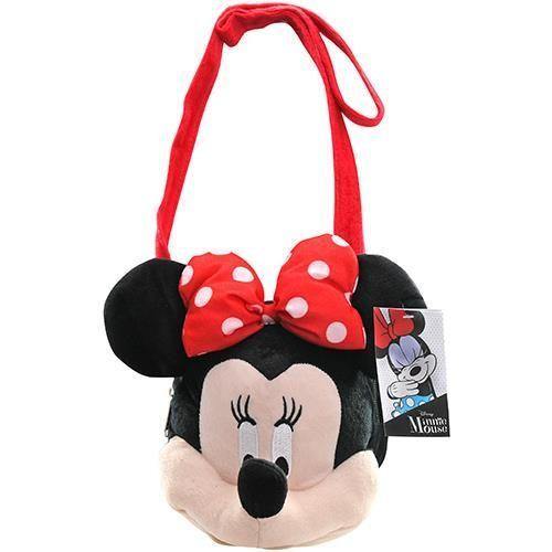 Disney Minnie Mouse Head Plush Bag for Girls