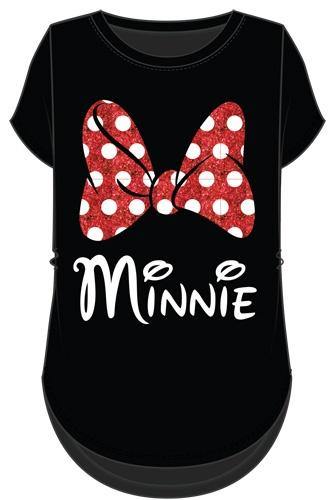 Disney Minnie Mouse Red Sparkle Bow T-Shirt