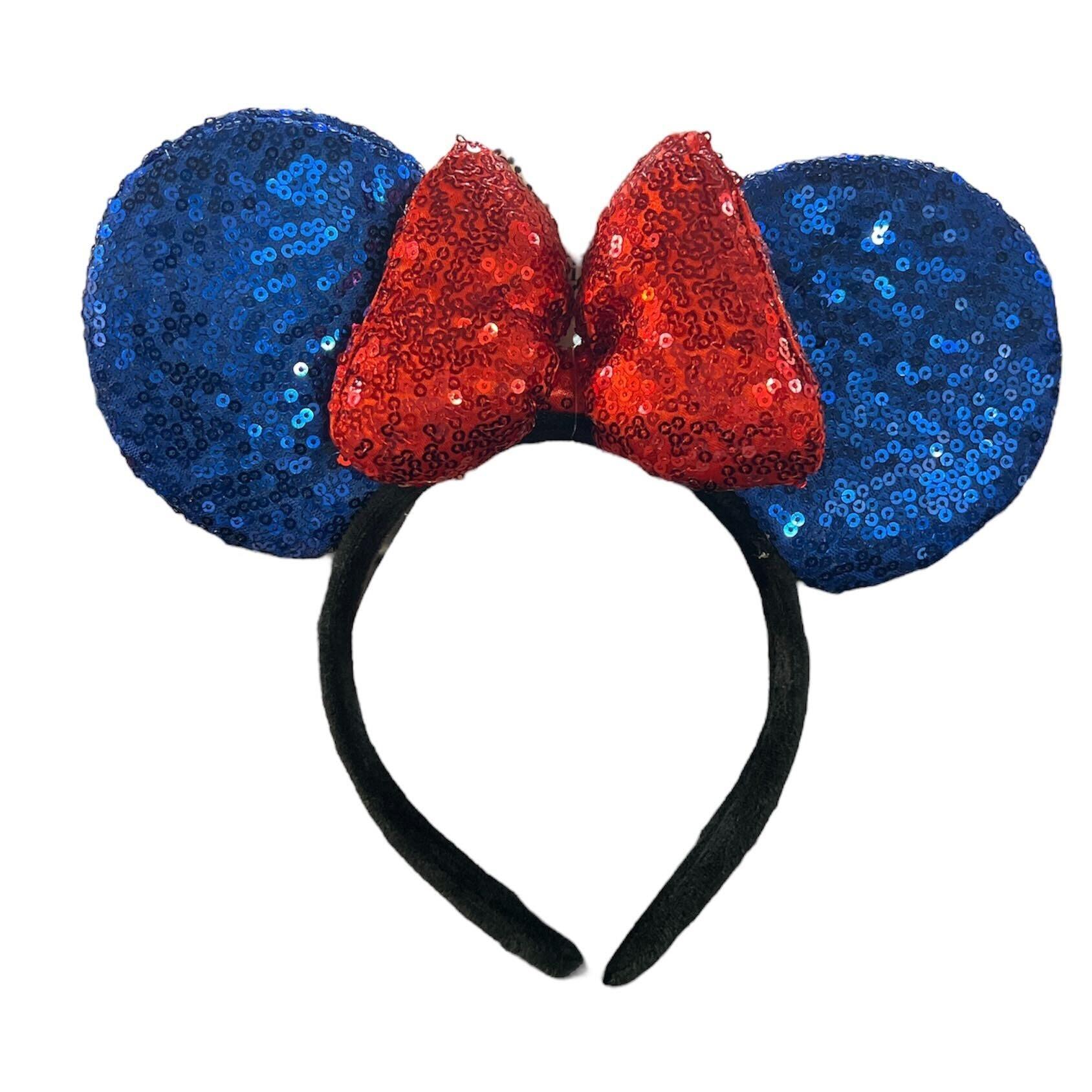 Disney Minnie Sequin Ears Headband Blue