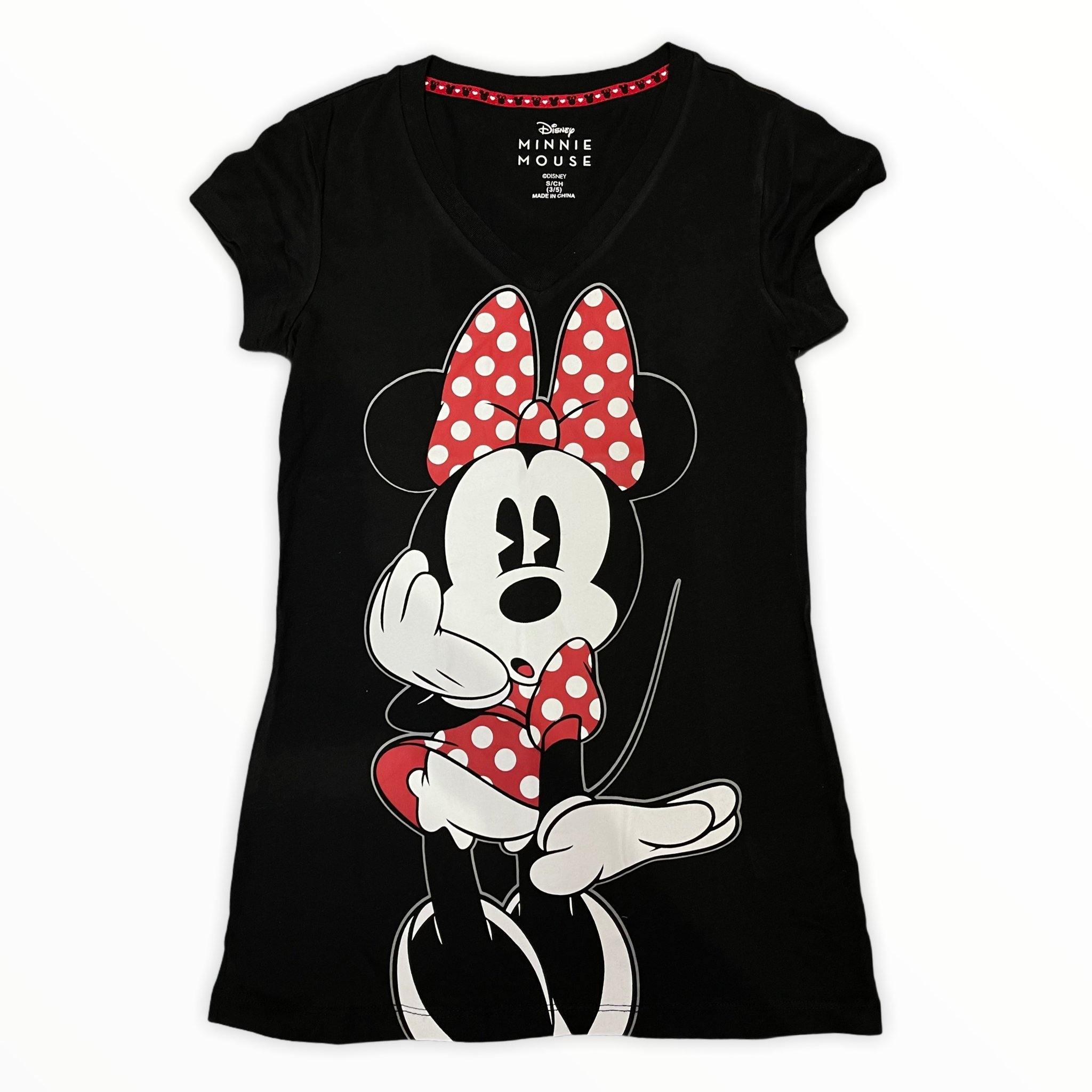 Disney Minnie Surprised Women's Pajama Shirt