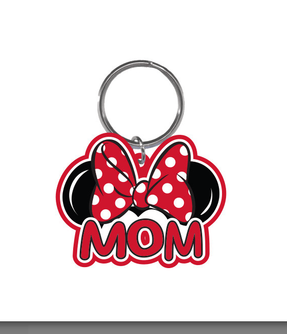 Disney Mom Laser Cut Keychain