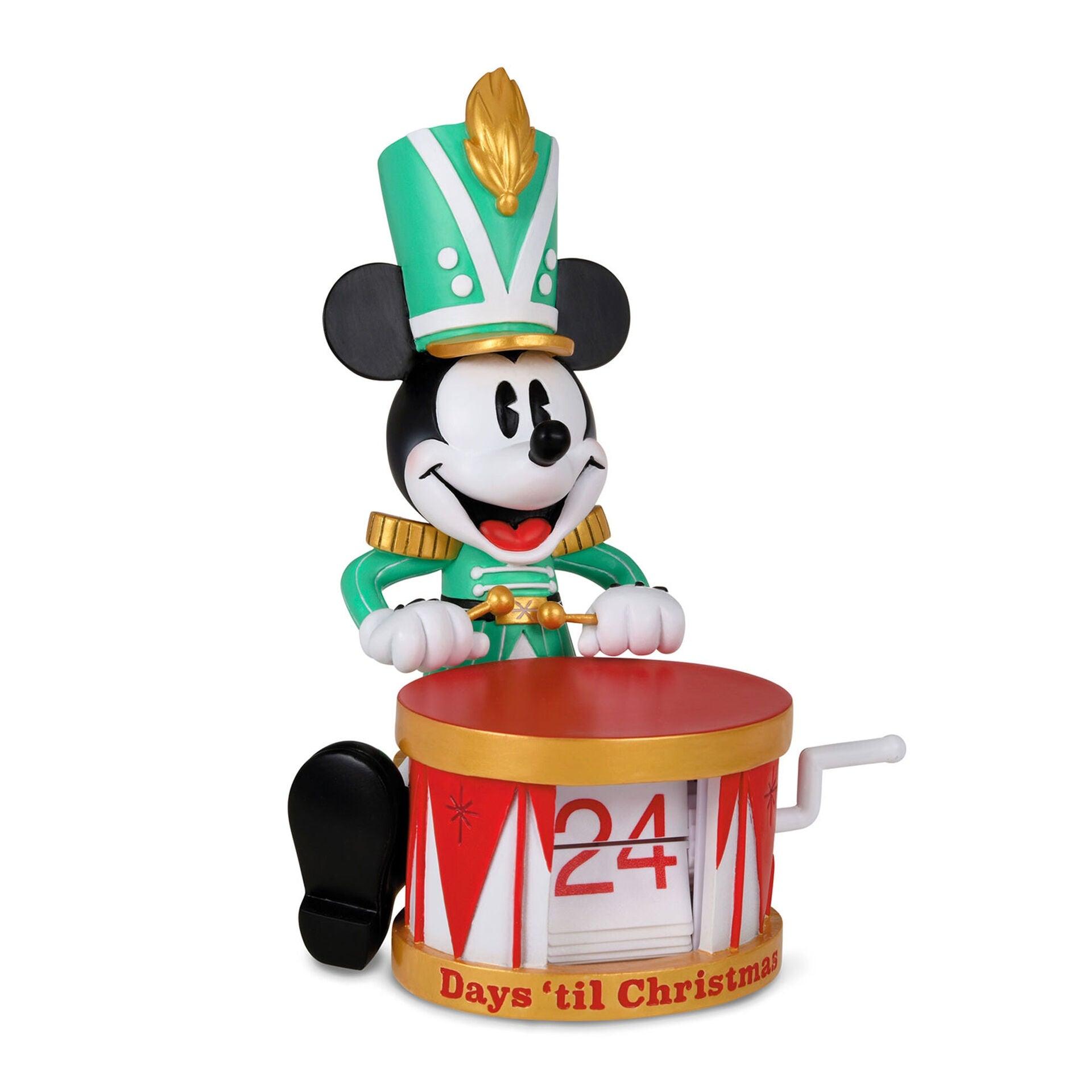 Disney Nutcracker Mickey Christmas Countdown Calendar Figurine, 6.88"