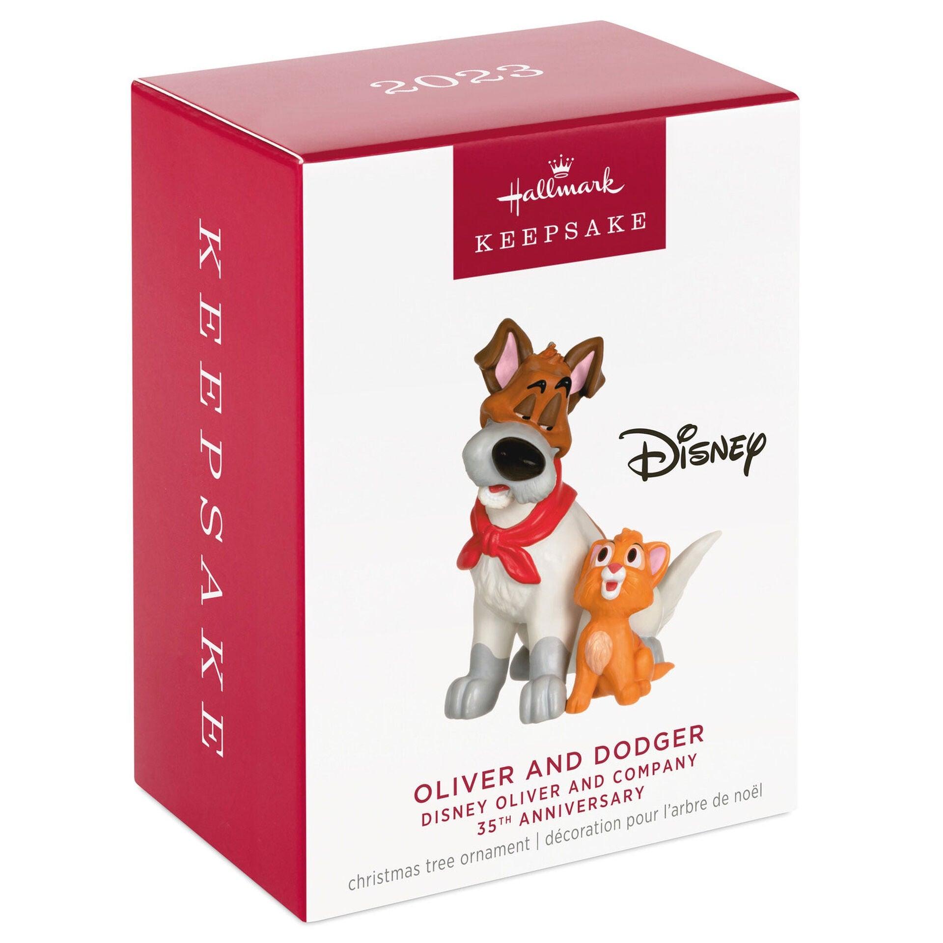 Disney Oliver and Company 35th Anniversary Oliver and Dodger Ornament