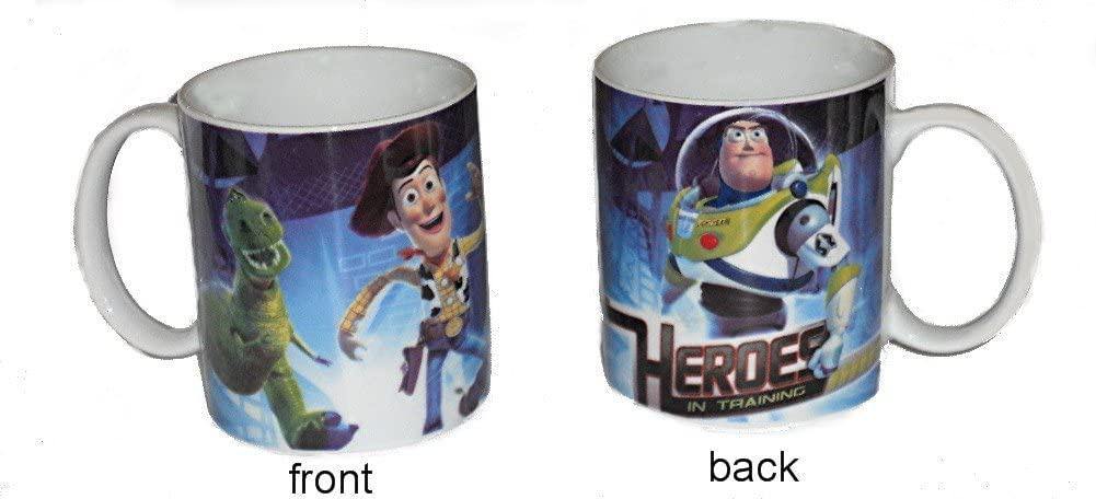 Disney Pixar Toy Story Buzz Lightyear & Woody Coffee Tea Cup Mug 10 Oz