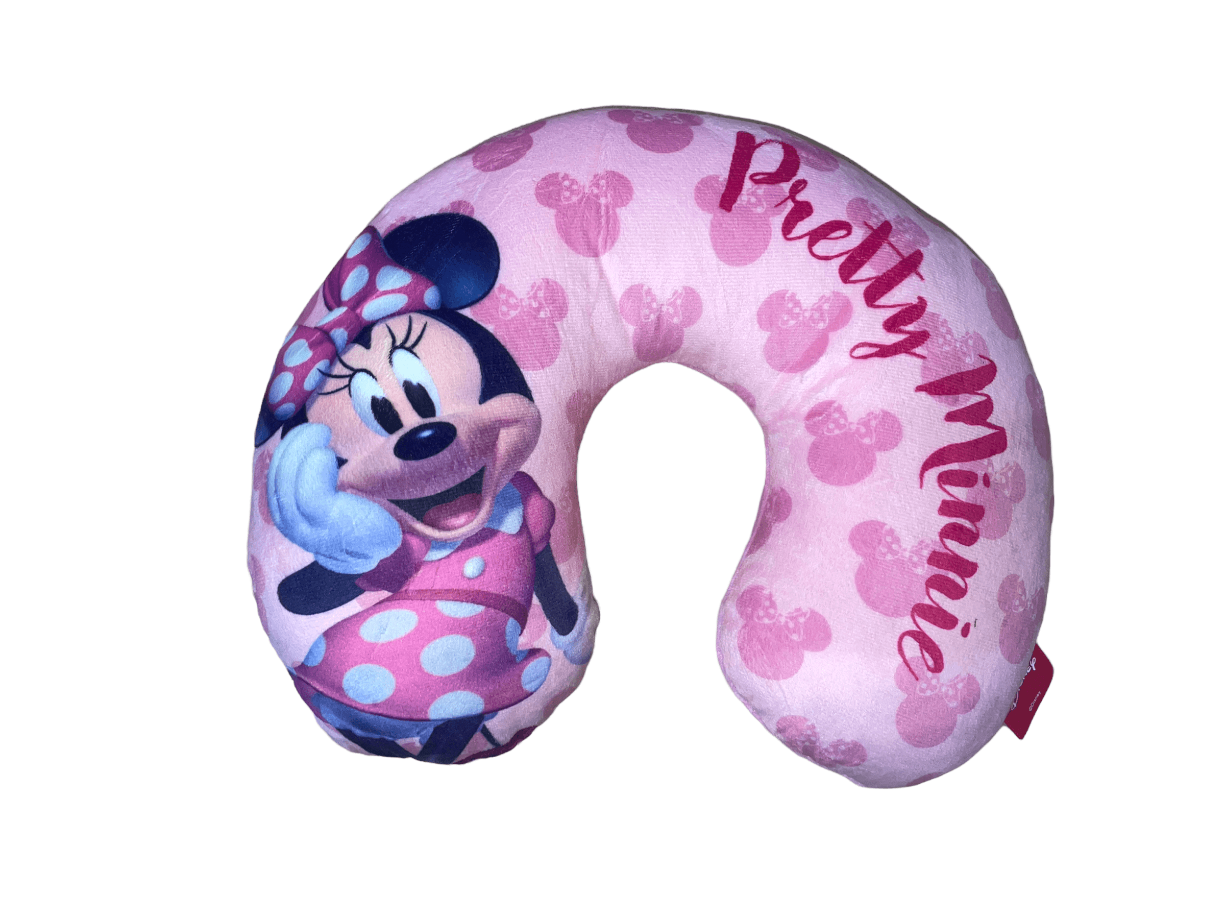 Disney Pretty Minnie Mouse Pink Travel Pillow