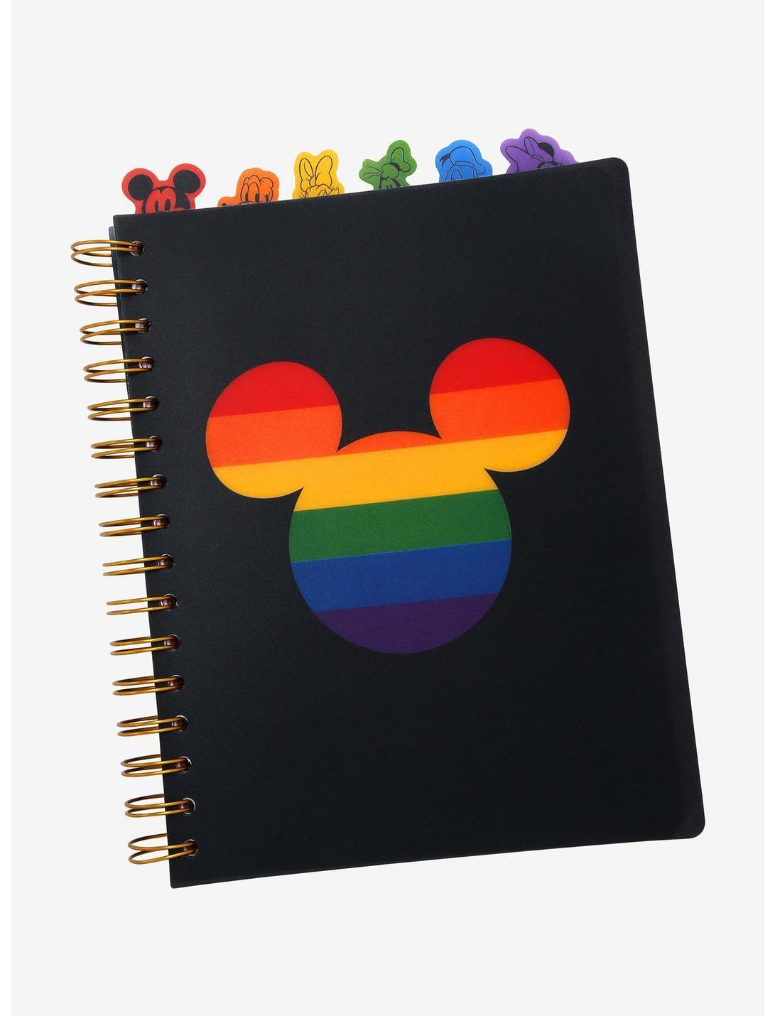Disney Pride Rainbow Character Tab Journal